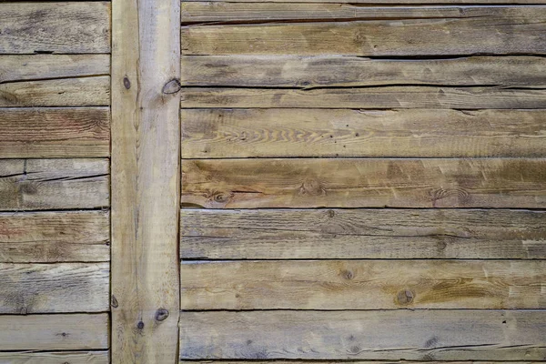 Schönes Altes Holzstrukturmuster Modernen Gebäudeinneren Mit Rissen Und Splittern — Stockfoto