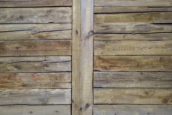 Schönes Altes Holzstrukturmuster Modernen Gebäudeinneren Mit Rissen Und Splittern — Stockfoto