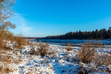 kış kırsal dondurulmuş zemin dokusu