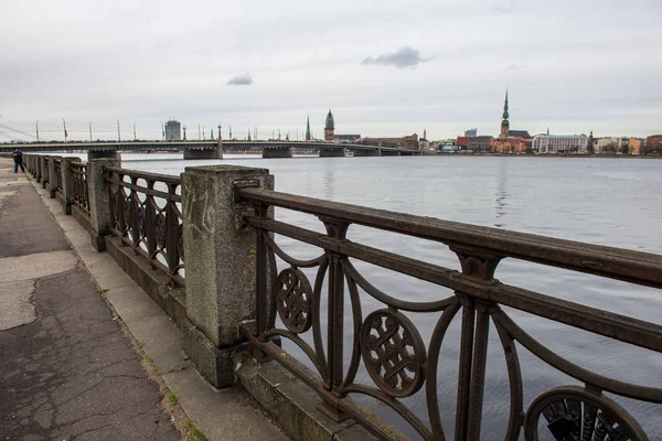 Vista Para Centro Cidade Velha Riga Letônia Verão — Fotografia de Stock