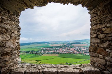 eski binanın taş tuğla Harabeleri