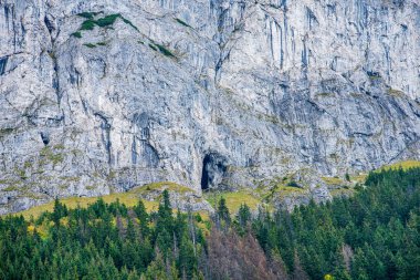 güneşli bir günde Slovakya'daki tatra dağlarının panoramik manzarası 