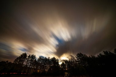 geç sonbaharda boş kırsal yaşam manzara