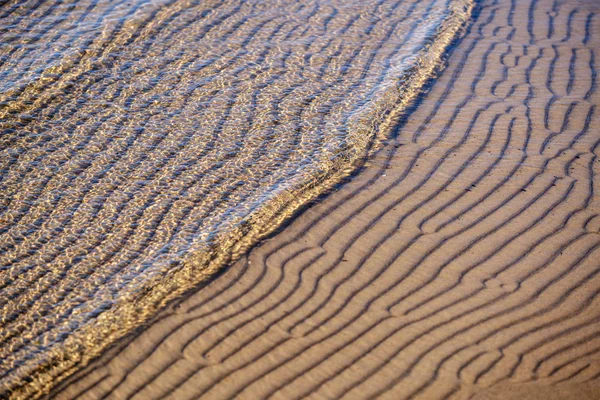 Empty white sand beach with no people — Stock Photo, Image