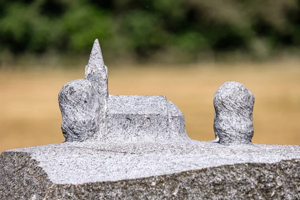 Sten tegel teuppläst mönster i naturen — Stockfoto