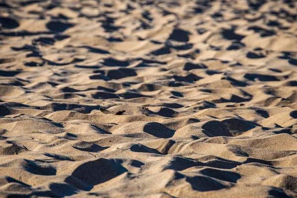 Textura de arena en la playa — Foto de Stock