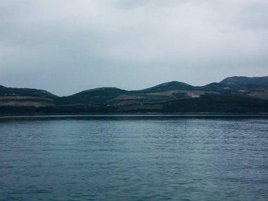 Güzel Dalmaçya Tepesi Deniz manzarası 