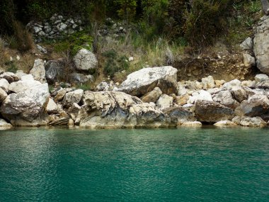 Güzel Hırvatistan Dalmaçya Sahil Temizliği