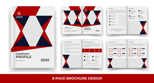 Креативный красочный двухслойный дизайн брошюры и дизайн обложки журнала