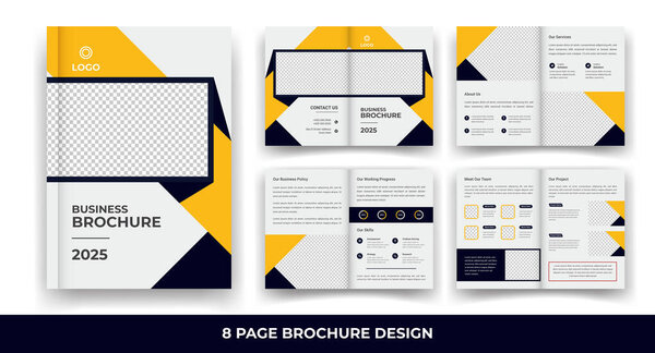 Creative & Corporate 8 Pages Biofold Brochure Template