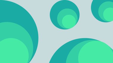 Çadırı süsleyen yeşil kürelerle soyut arkaplan