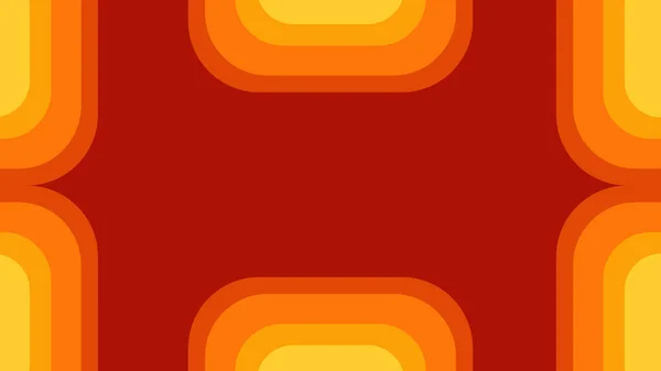 주황색과 빨간색의 색조를 순차적 사각형으로 — 스톡 벡터