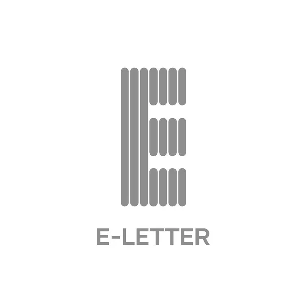 现代抽象的E字母标识 E首字母和标识 网站标识和应用程序以及商业和商业标识 — 图库矢量图片