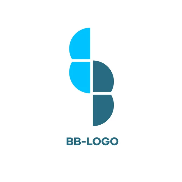Modern soyut BB baş harfleri logo, iş logosu, şirket logosu, uygulama ve web sitesi simgesi