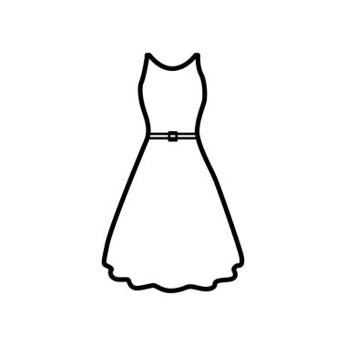 Kolsuz giyin simge vektör illüstrasyonu