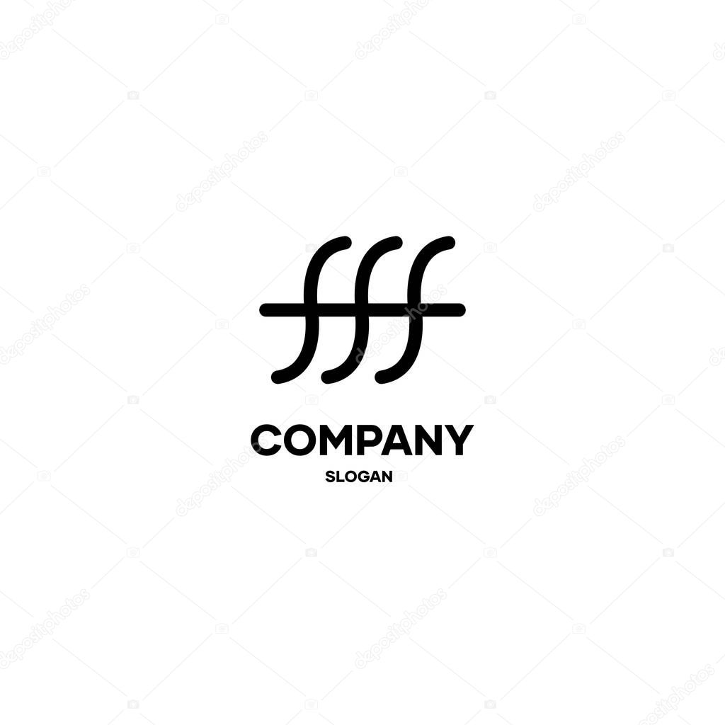 Abstract logo design, logotype for company or business symbol
