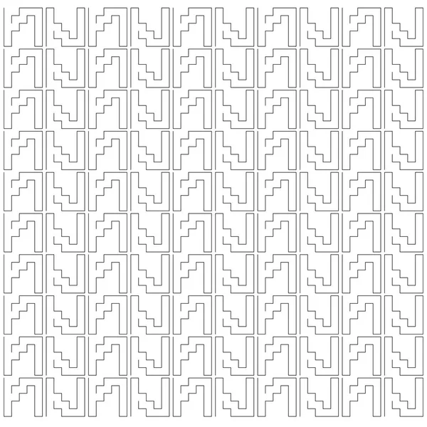 Abstrakt Geometriskt Mönster Bakgrund Mönster Bakgrund Sömlös Vektor Illustration Linje — Stock vektor