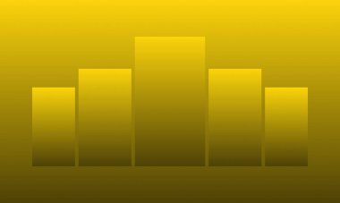 Nesne şekli ve renk derecelendirmesi olan soyut sarı arkaplan, pankart, model, kapak için uygun. vektör illüstrasyonu