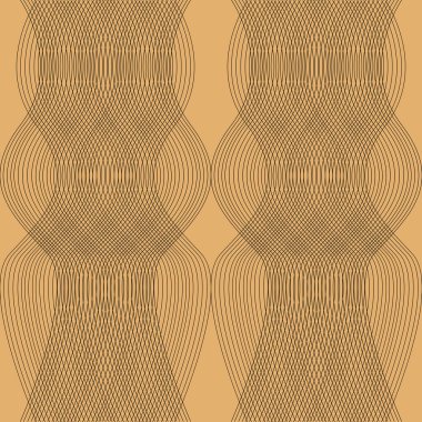 Dalgalı soyut çizgi deseni. Soyut çizgiler bir arkaplan şablonu oluşturuyor. Pankart ve arka plan kalıpları için uygun. vektör illüstrasyonu