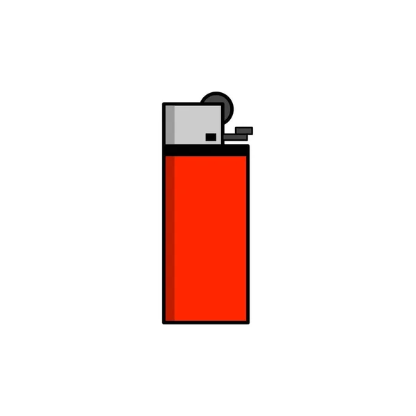 Gasoline Lighter Icon Gasoline Icon Illustration Burner Ignition Tool Vector — Stock Vector