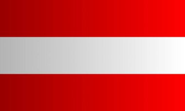 Avusturya bayrağı vektörü. Avusturya ulusal bayrağı. Avusturya ulusal bayrağı duvar kağıdı arka planı.