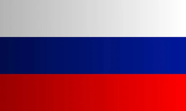 Rysk Flaggvektor Rysslands Nationella Flagga Ryska Nationella Flaggan Bakgrund Tapet — Stock vektor