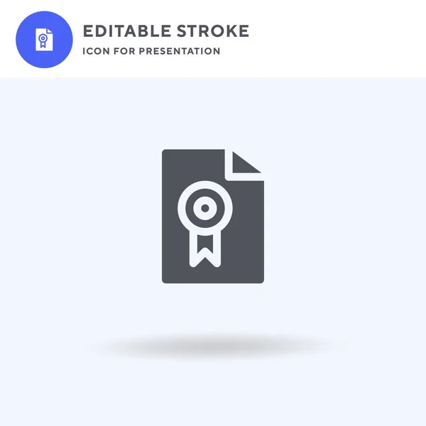 Loonpictogram Vector Gevulde Vlakke Teken Solide Pictogram Geïsoleerd Wit Logo — Stockvector