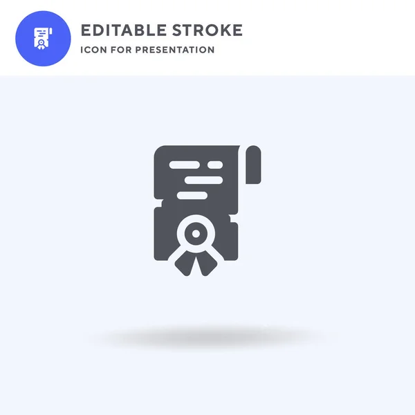 Letter Icon Vector Gevuld Plat Teken Solide Pictogram Geïsoleerd Wit — Stockvector