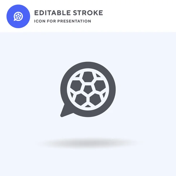 Vetor de ícone do esporte, sinal plano preenchido, pictograma sólido isolado em branco, ilustração do logotipo. Ícone de esporte para apresentação . —  Vetores de Stock