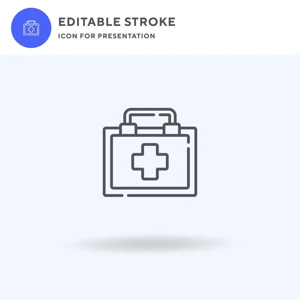 First Aid Kit icon vector, filled flat sign, solid pictogram isolated on white, logo illustration. First Aid Kit icon for presentation. — Stock Vector