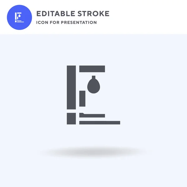 Pons pictogram vector, gevuld plat teken, solide pictogram geïsoleerd op wit, logo illustratie. Punch icoon voor presentatie. — Stockvector