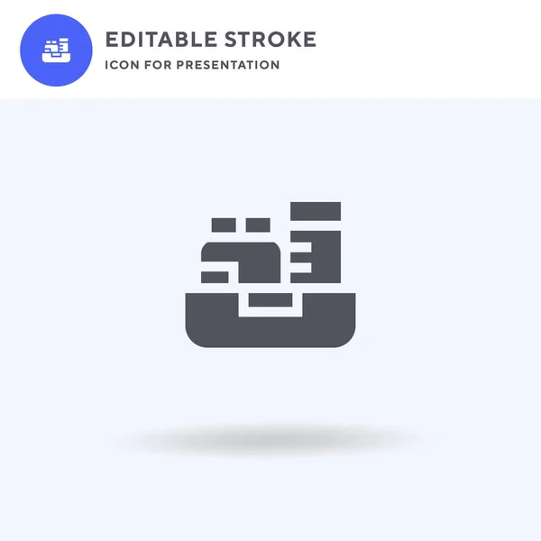 Medicijn icoon vector, gevulde vlakke teken, solide pictogram geïsoleerd op wit, logo illustratie. Geneeskundig icoon voor presentatie. — Stockvector