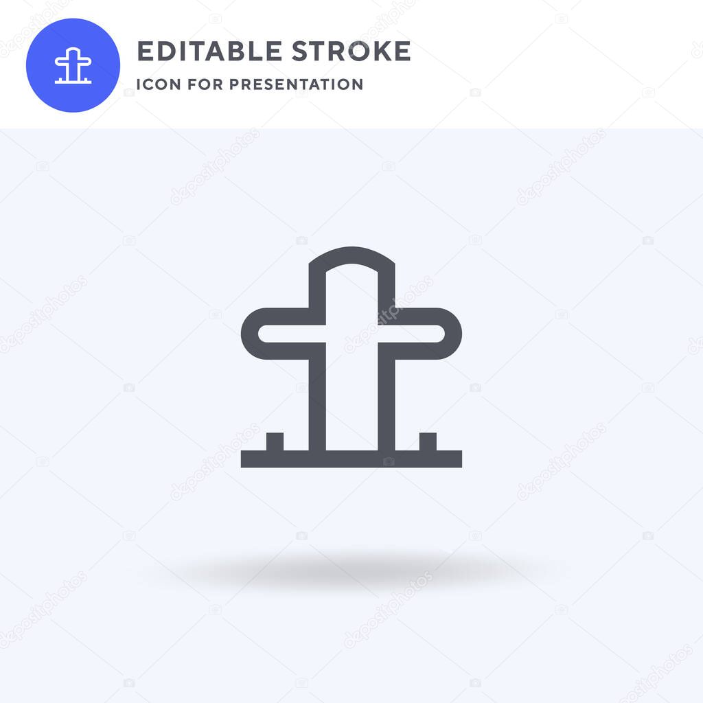 Mooring Bollard icon vector, filled flat sign, solid pictogram isolated on white, logo illustration. Mooring Bollard icon for presentation.