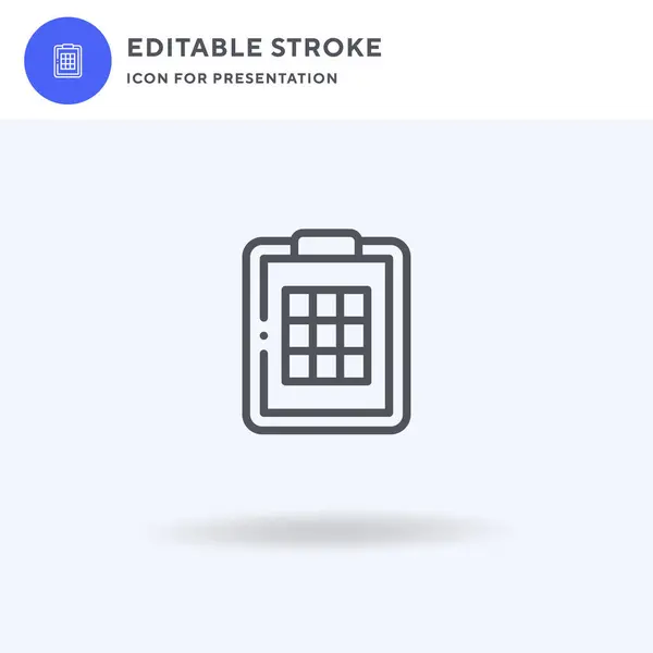 Score Icoon Vector Gevulde Vlakke Teken Solide Pictogram Geïsoleerd Wit — Stockvector