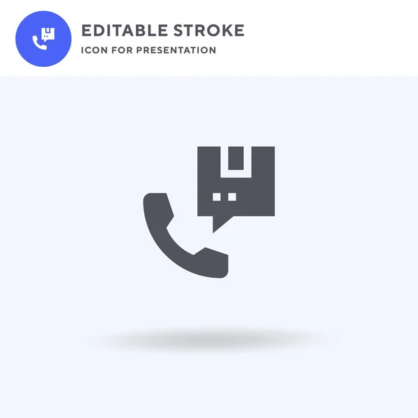 Orde Icoon Vector Gevulde Platte Teken Solide Pictogram Geïsoleerd Wit — Stockvector