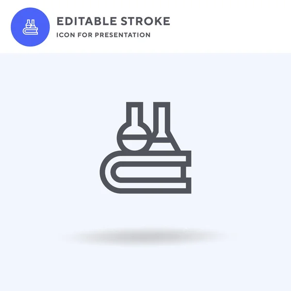 Chemie Icoon Vector Gevulde Vlakke Teken Solide Pictogram Geïsoleerd Wit — Stockvector