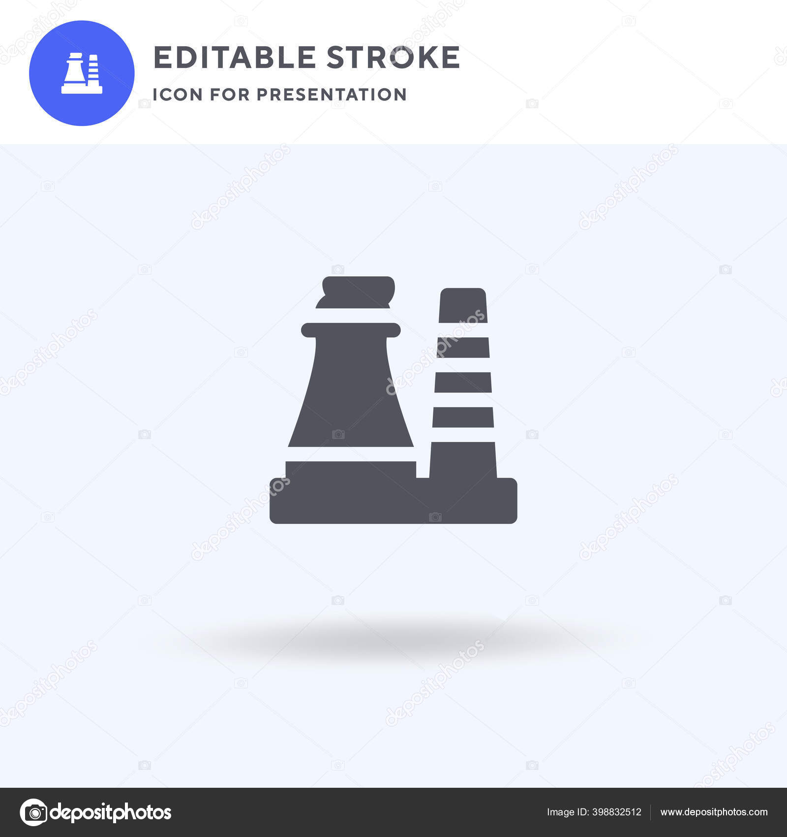 Vektor Ikon Pabrik Tanda Datar Terisi Piktogram Padat Diisolasi Pada Warna Putih Logo Ilustrasi Ikon Pabrik Untuk Presentasi Stok Vektor C Innox 398832512