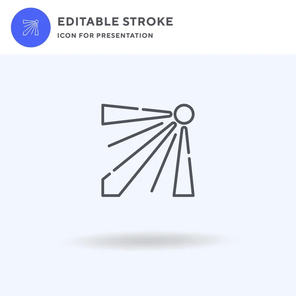 Sunshine icon vector, filled flat sign, solid pictogram isolated on white, logo illustration. Sunshine icon for presentation. — Stock Illustration Sunshine Icon Vector Filled Flat Sign Solid Pictogram Isolated White Royalty Free Stock Illustrations