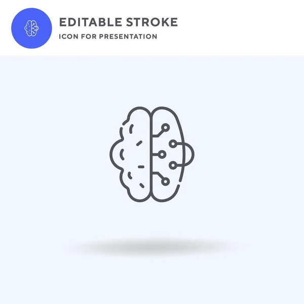 Bionische Icoon Vector Gevulde Vlakke Teken Solide Pictogram Geïsoleerd Wit — Stockvector