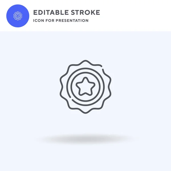 Vetor de ícone de recompensa, sinal plano preenchido, pictograma sólido isolado em branco, ilustração do logotipo. Ícone de recompensa para apresentação. — Vetor de Stock