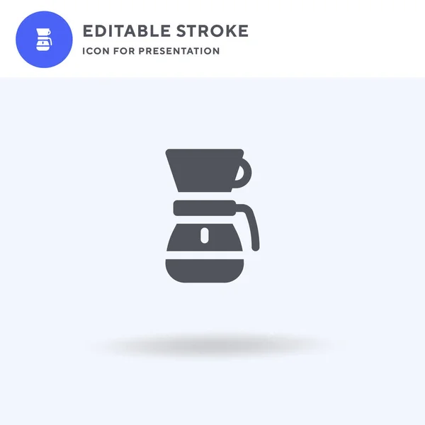 Dripper icon vector, filled flat sign, solid pictogram isolated on white, logo illustration. Dripper icon for presentation. — Stock Illustration Dripper Icon Vector Filled Flat Sign Solid Pictogram Isolated White Vector Graphics