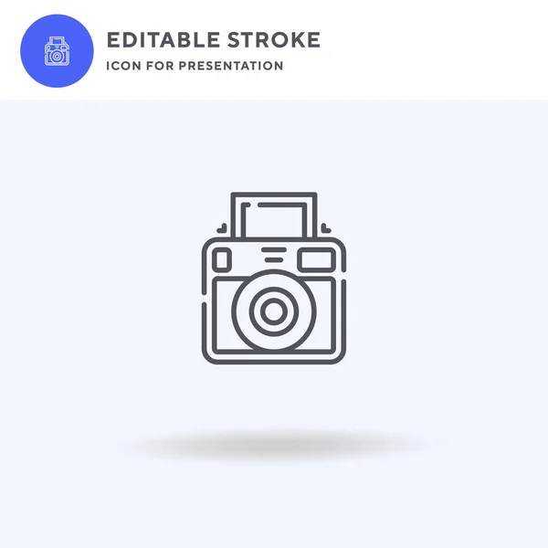 Polaroids icon vector, filled flat sign, solid pictogram isolated on white, logo illustration. Polaroids icon for presentation. — Stock Vector