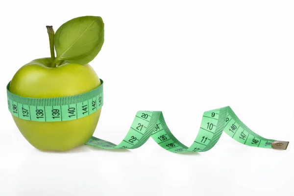 Vücut ölçüsü ve elma.