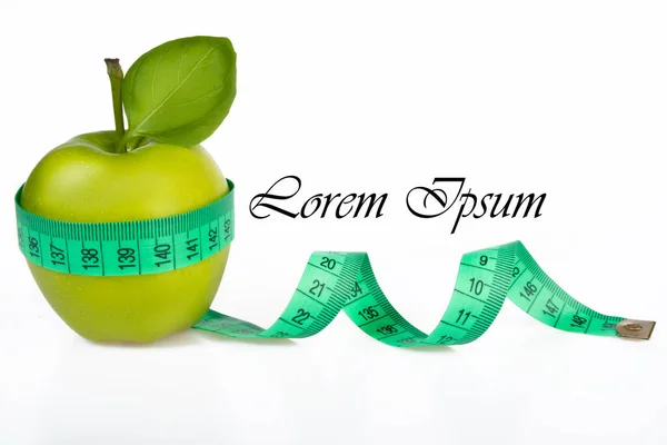 Vücut ölçüsü ve elma.