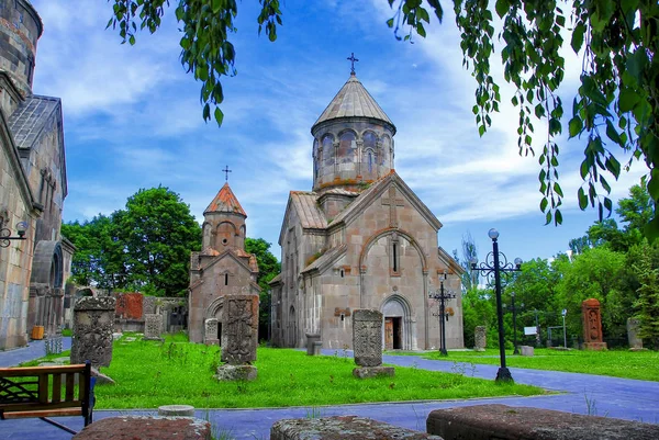 Монастырь Кечарис Цахкадзор Армения — стоковое фото