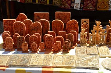 Ermeni küçük taş hediyelik eşya ,khachkar.