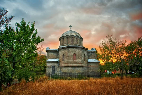 Rosyjska Cerkiew Narodzenia Najświętszej Maryi Panny Vanadzor Armenia — Zdjęcie stockowe