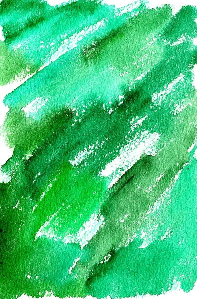 Абстрактный акварельно-зеленый фон. — стоковое фото