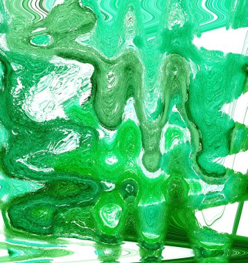 Soyut yeşil sıvı arkaplan. Mükemmel çevre dostu kavramlar