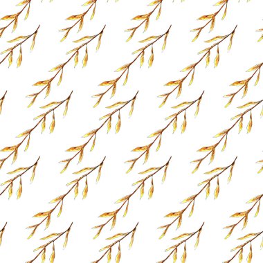 Kusursuz suluboya sonbahar sonbahar şablonu